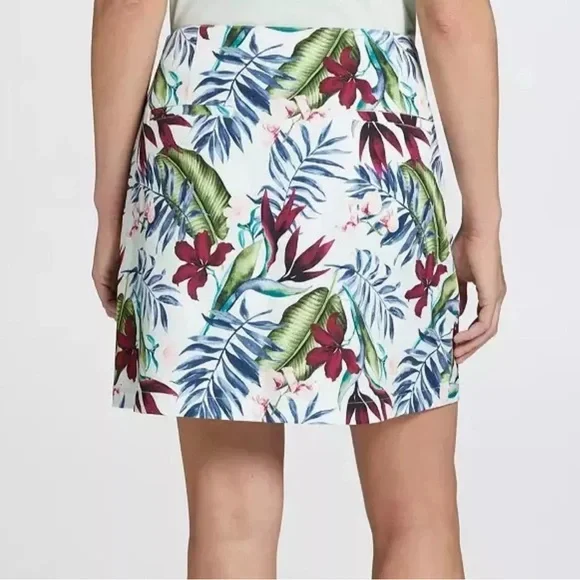 Lady Hagen Women's Palm Overlap Golf Skort, Palm Mint, 16” New - Picture 3 of 5